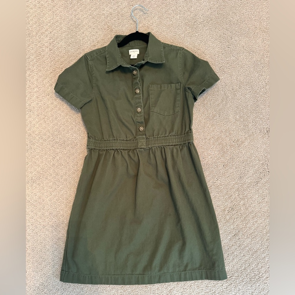Crewcuts Olive Green Kids Dress